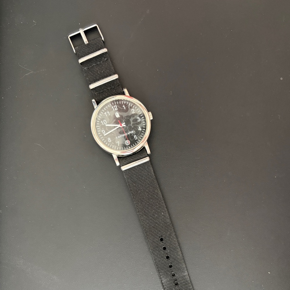 Bathing Ape (BAPE) big face military watch (2013)